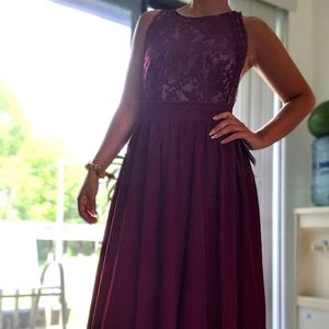 Bridesmaid Maxi dress, lulus, S
